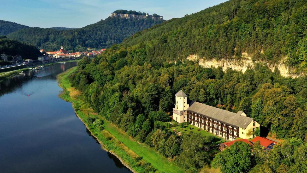 Aktiv-Hotel Stock & Stein ケーニッヒスシュタイン・アン・デ・エルベ エクステリア 写真
